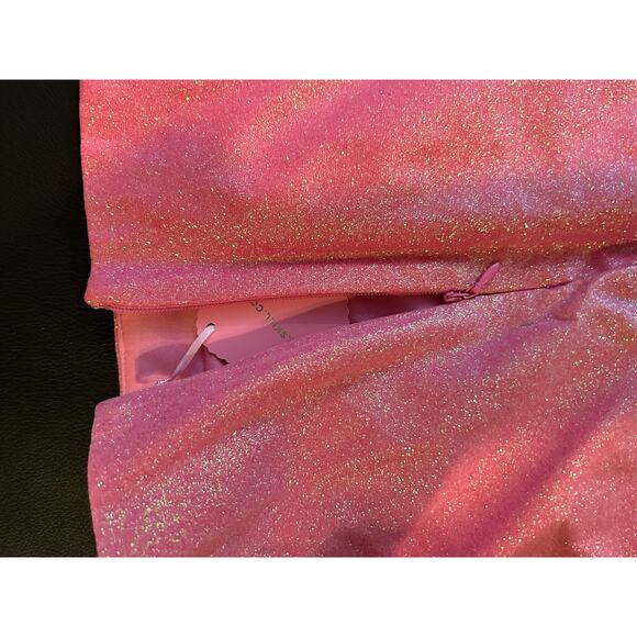 Sugar Thrillz Dolls Kill New with Tag Barbie Hot Pink Sparkle Skirt Size Large L - Picture 7 of 7